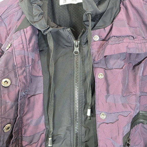 Blanc Noir Violette Camo Bomber Jacket - Purple Multi - XS - Picture 3 of 12